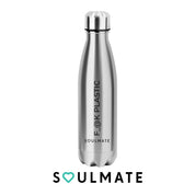 Thermal Reusable Double Wall Bottle - F_@K PLASTIC - 500ml